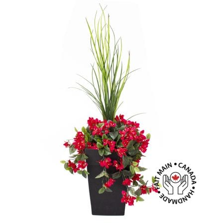 Jardinière extérieure de bougainvillier artificiel, 55