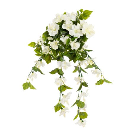 Hibiscus suspendu extérieur blanc, 35