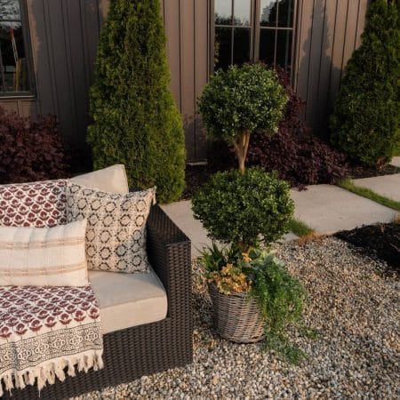 Topiaire de buis double artificiel, 54'' - Décors Véronneau