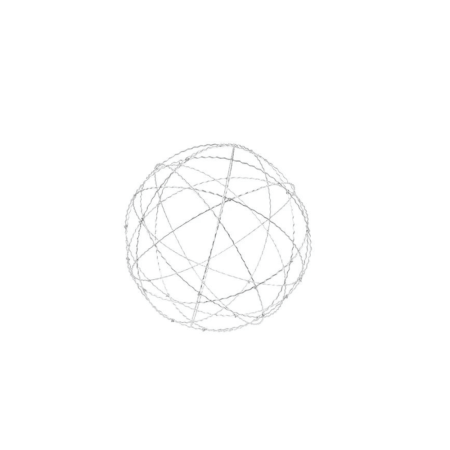 Galvanised metallic sphere, 8
