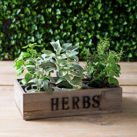 Artificial mint leaf stem, 10'' - Décors Véronneau
