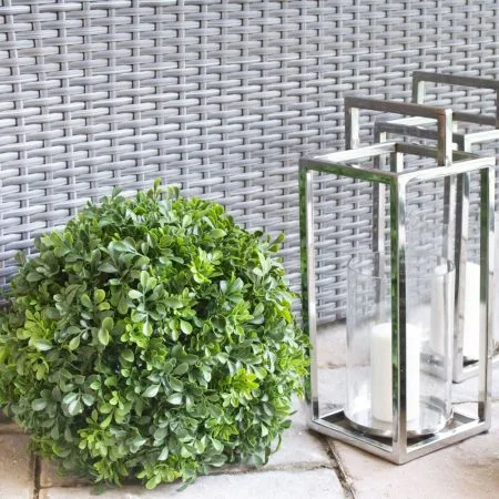 Outdoor artificial english boxwood ball, 9'' - Décors Véronneau