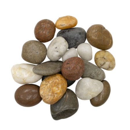 Sac 1kg de galets mixtes polis, 20-40mm