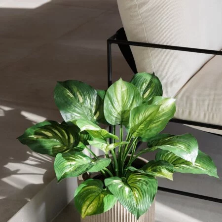 Plante verte d'hosta artificiel, 22'' - Décors Véronneau