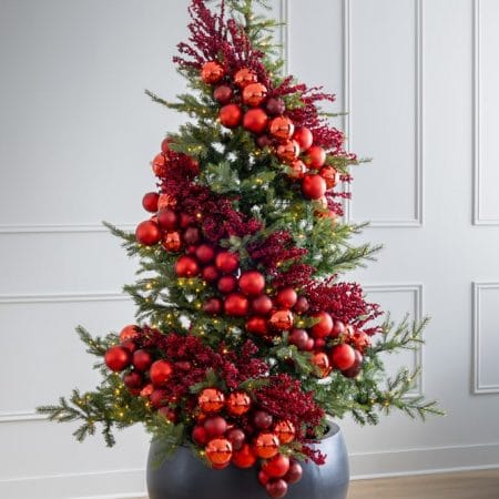 Red berry cluster stem, 14