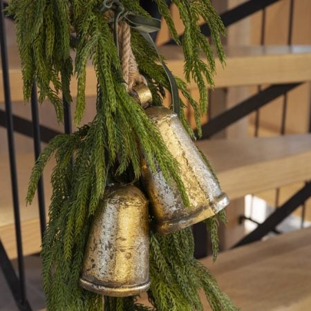 Decorative vintage-style gold bell, 4,5'' - Décors Véronneau