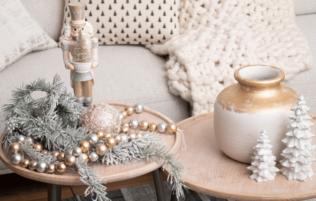 Décor de Noël rose - Décors Véronneau