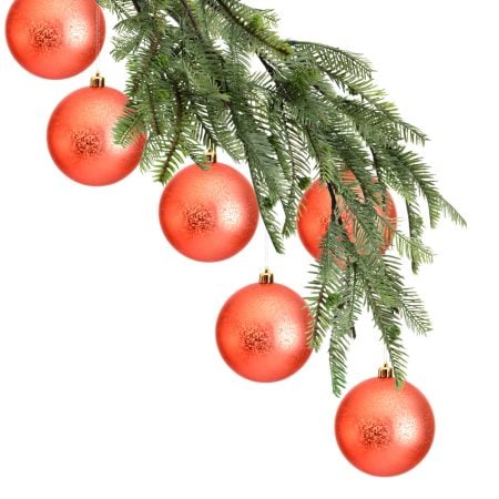 Coral mercury balls, 3