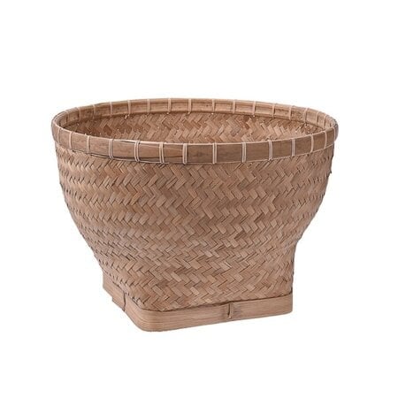 Bamboo basket, 13 x 18