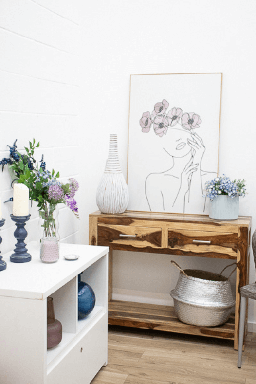 Tableau minimaliste line-art - Décors Véronneau