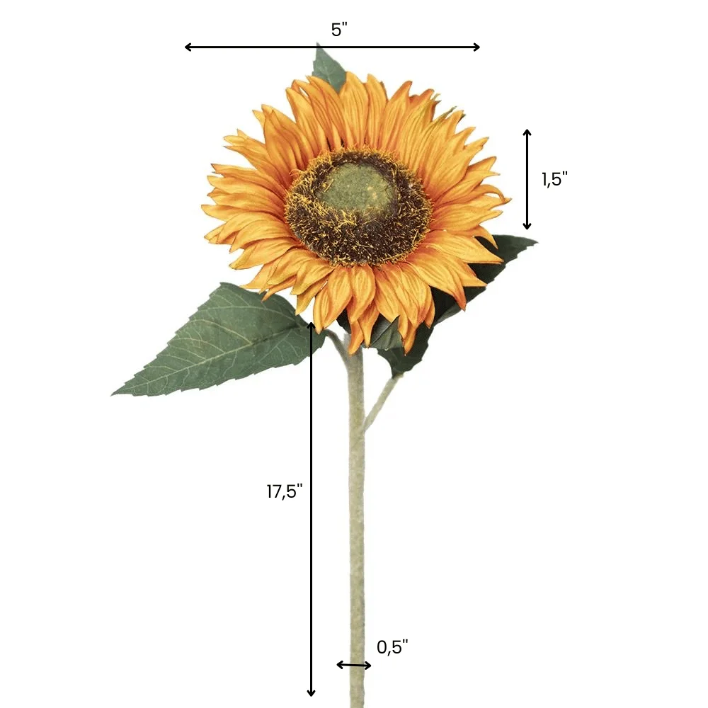 Tournesol orange - Décors Véronneau