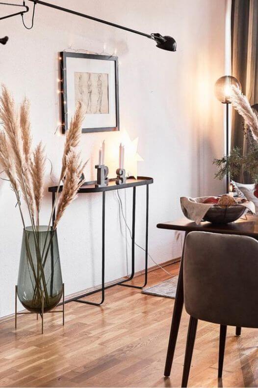 Pampas dans un vase - Décors Véronneau