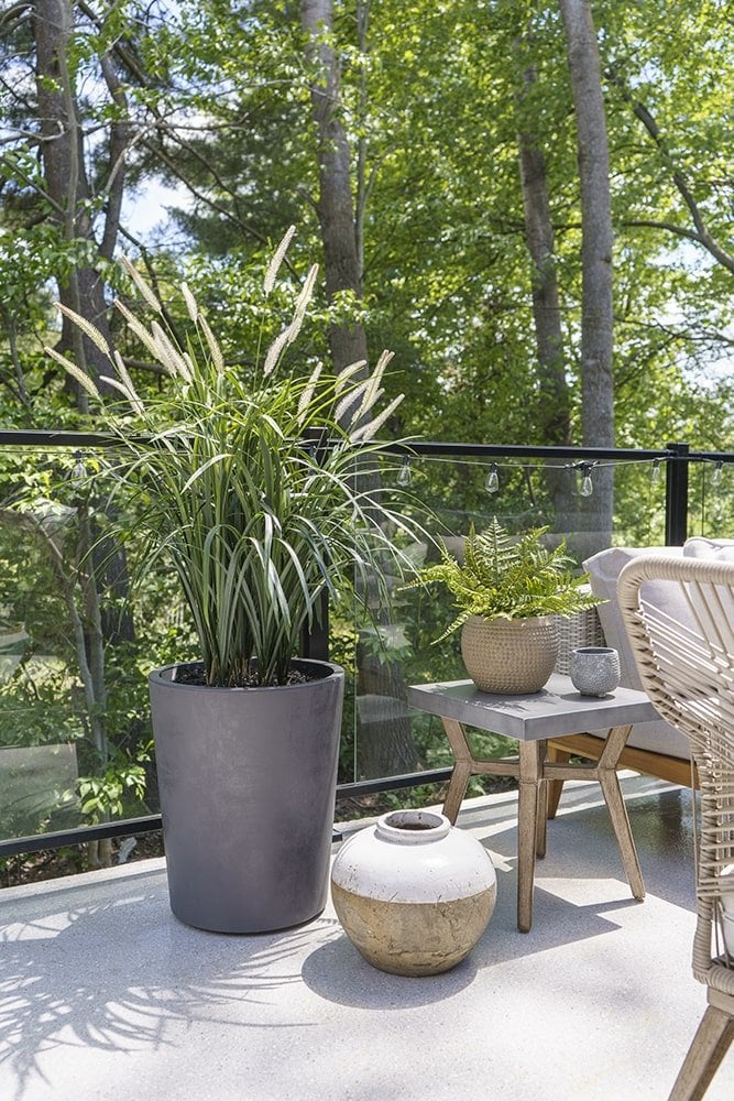 Herbes de graminée artificielle en pot, 41" – Image 8 - Décors Véronneau