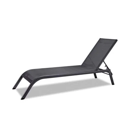 Chaise longue extérieure gris anthracite, 29 x 82