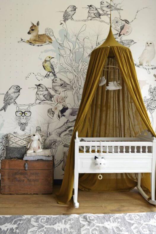 Chambre de bébé magique enchantée - Décors Véronneau