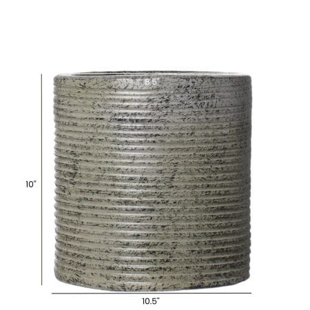 Grand pot kaki mesures - Décors Véronneau