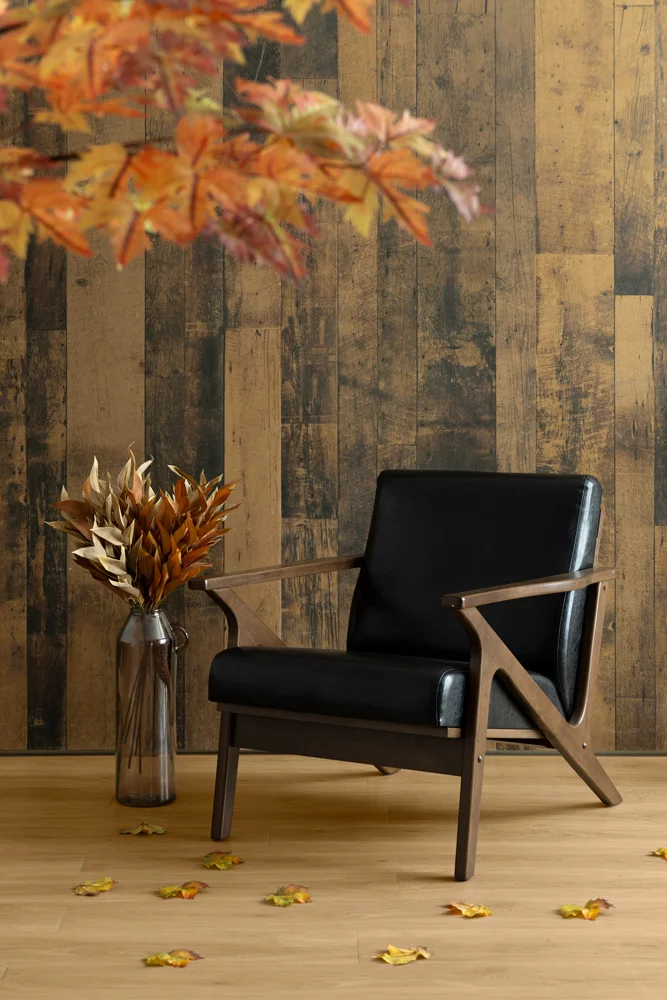 Artificial maple leaf stem, 36'' - Décors Véronneau