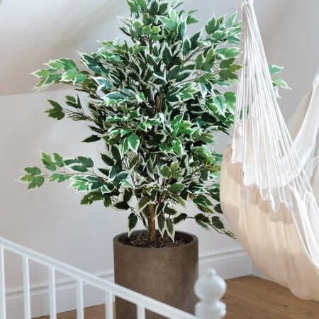 Arbre ficus panaché artificiel, 47'' - Décors Véronneau