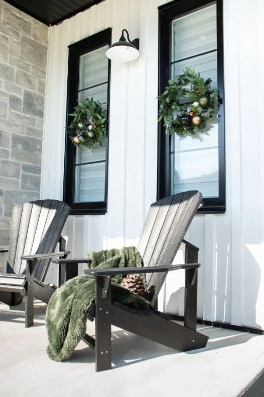 Décor de Noël noir et blanc - Décors Véronneau