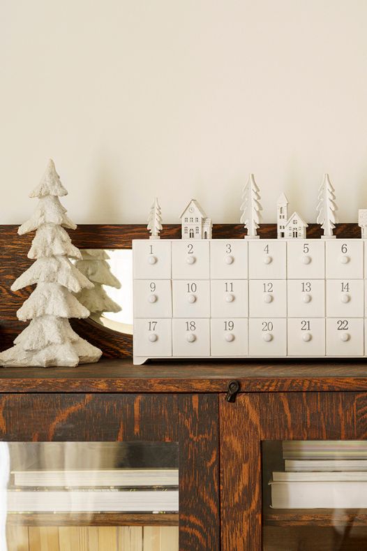 Calendrier de l'Avent blanc - Décors Véronneau