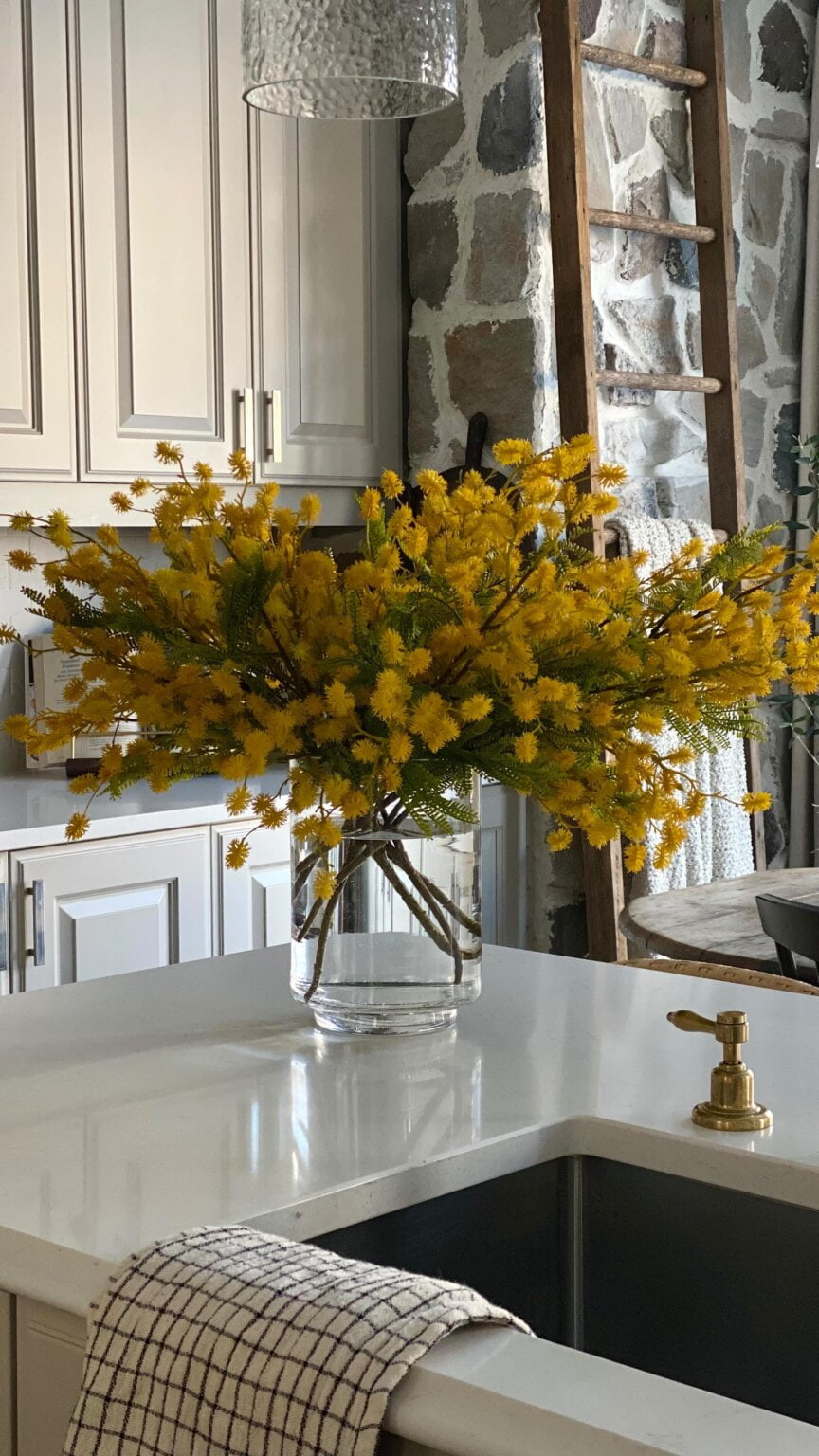 Bouquet de mimosa jaune - Décors Véronneau