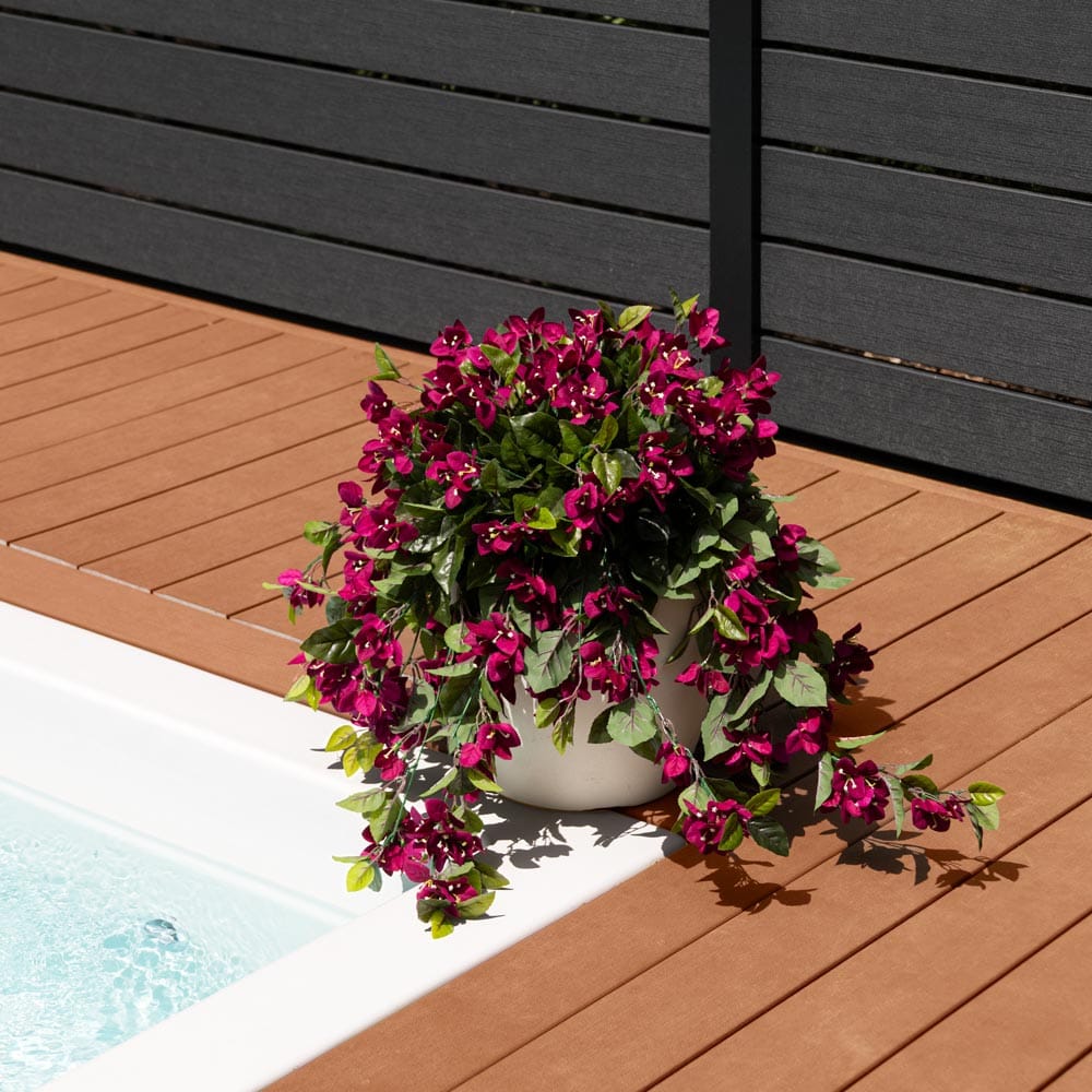 Potted purple bougainvillea, 28 x 20" - Image 4 - Décors Véronneau