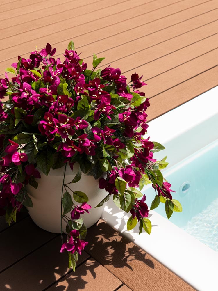 Potted purple bougainvillea, 28 x 20" - Image 2 - Décors Véronneau