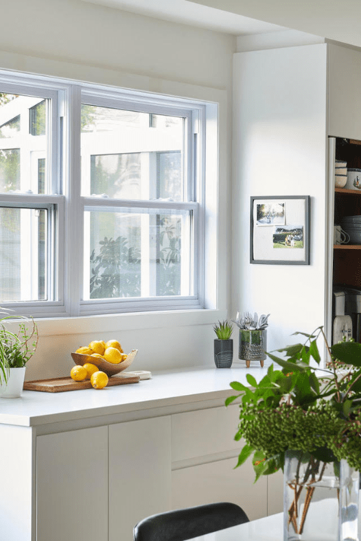 Cuisine avec citrons et feuillage - Décors Véronneau