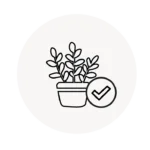 Logo avantages plantes artificielles - Décors Véronneau