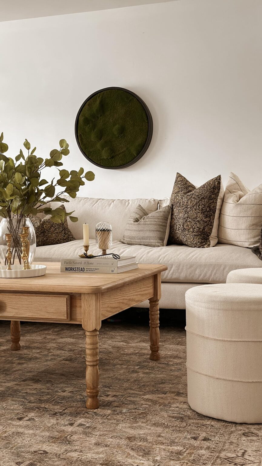 Mur végétal rond fait de mousse artificielle - Décors Véronneau