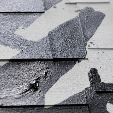 Tableau éclectique noir et blanc, 63 x 32