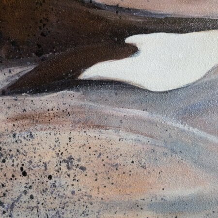 Tableau dunes sablonneuses, 32 x 47