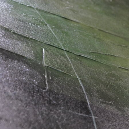 Tableau géométrique vert, 40 x 40