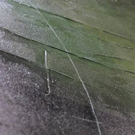 Tableau géométrique vert, 40 x 40