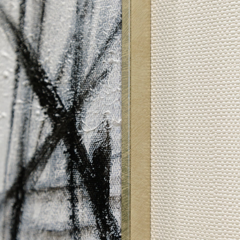 Black design rectangular wall art, 32 x 79" - Image 2 - Décors Véronneau