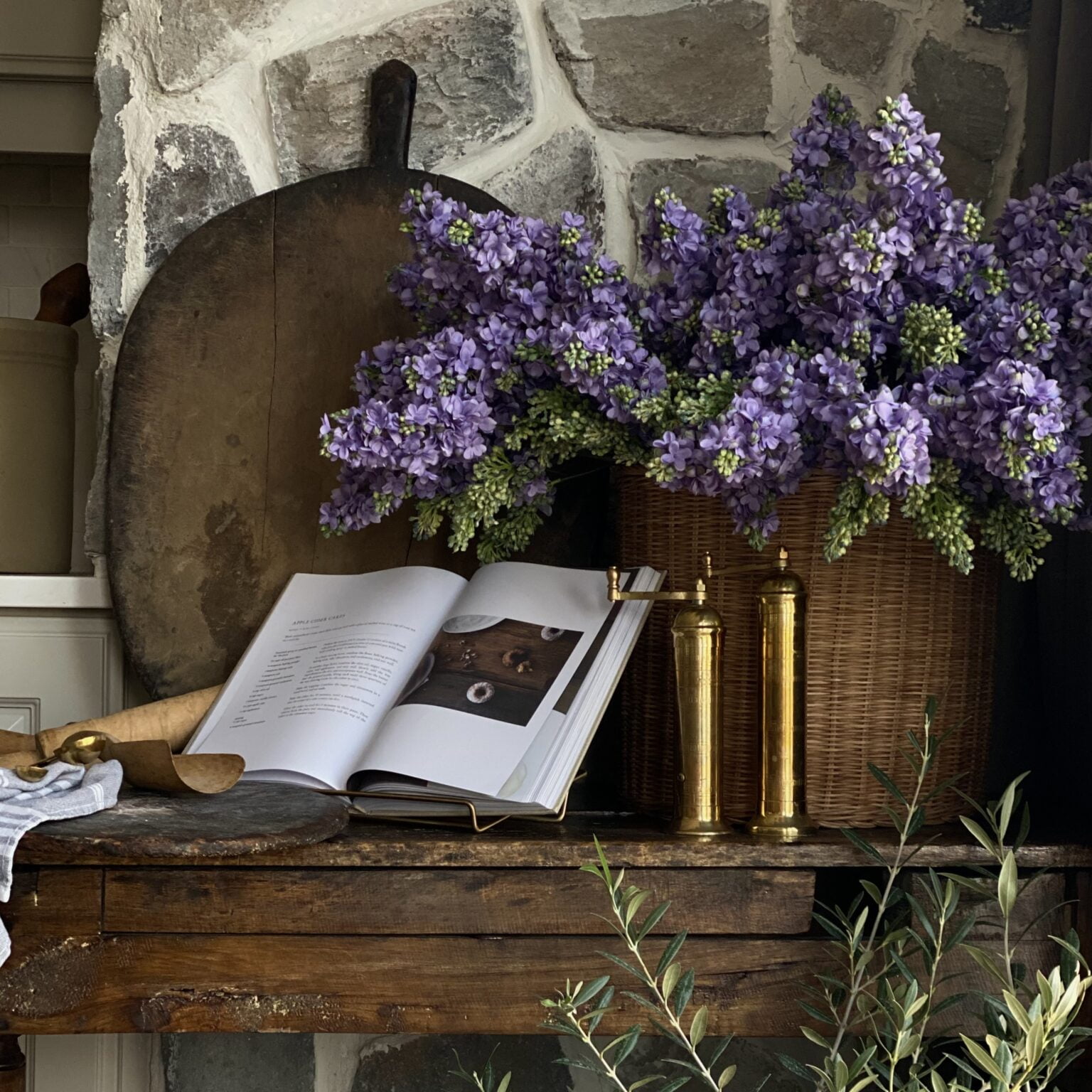 Lilas mauves artificiels - Décors Véronneau