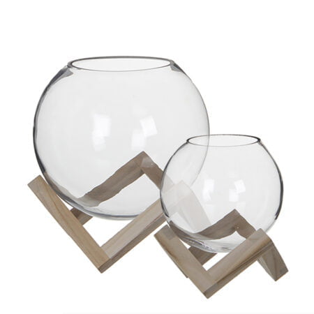 Vase pour terrarium sur pied