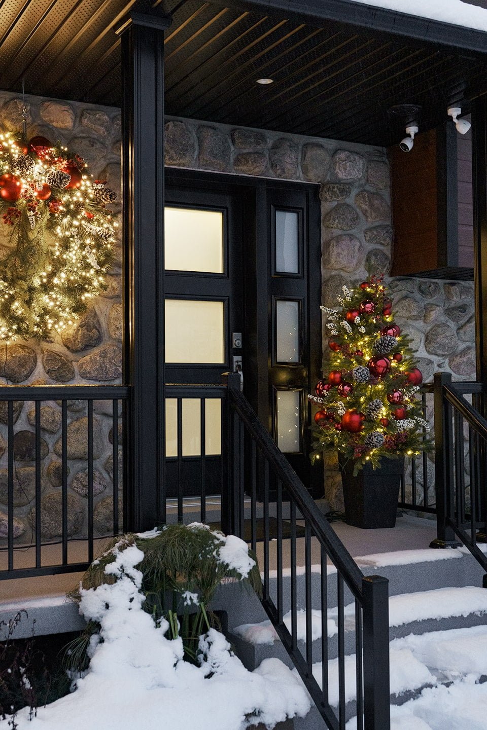 Décor extérieur illuminé - Décors Véronneau