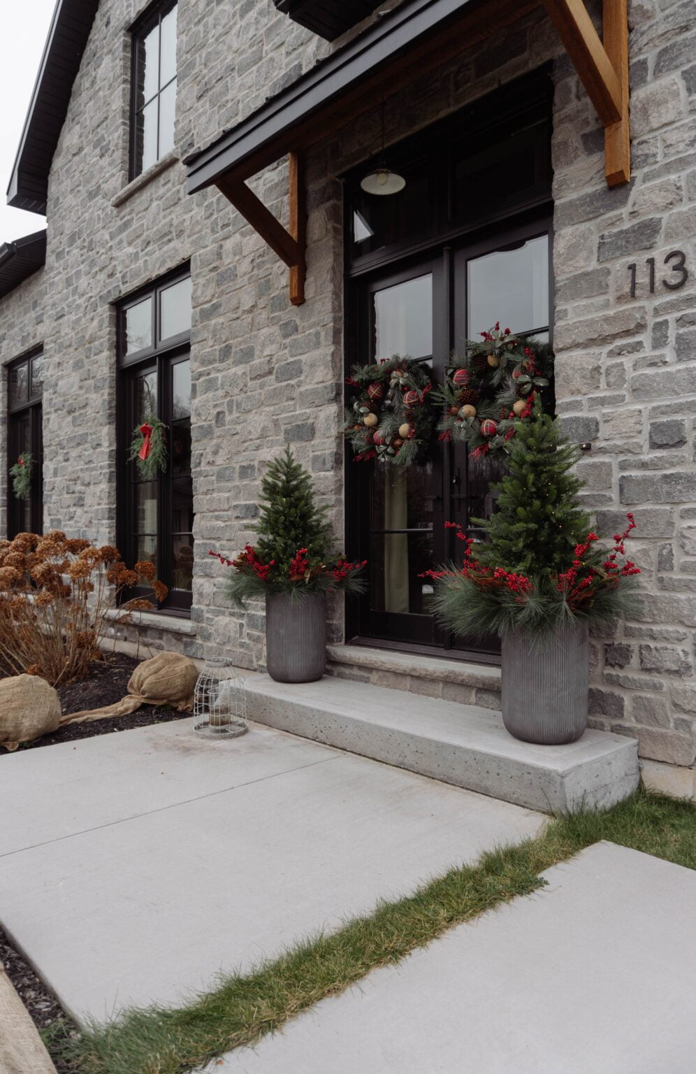 Arrangements de Noël extérieurs - Décors Véronneau