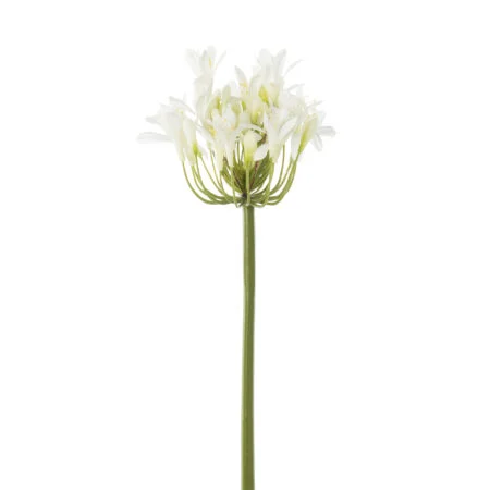 Fleur artificielle d'agapanthe blanche, 27