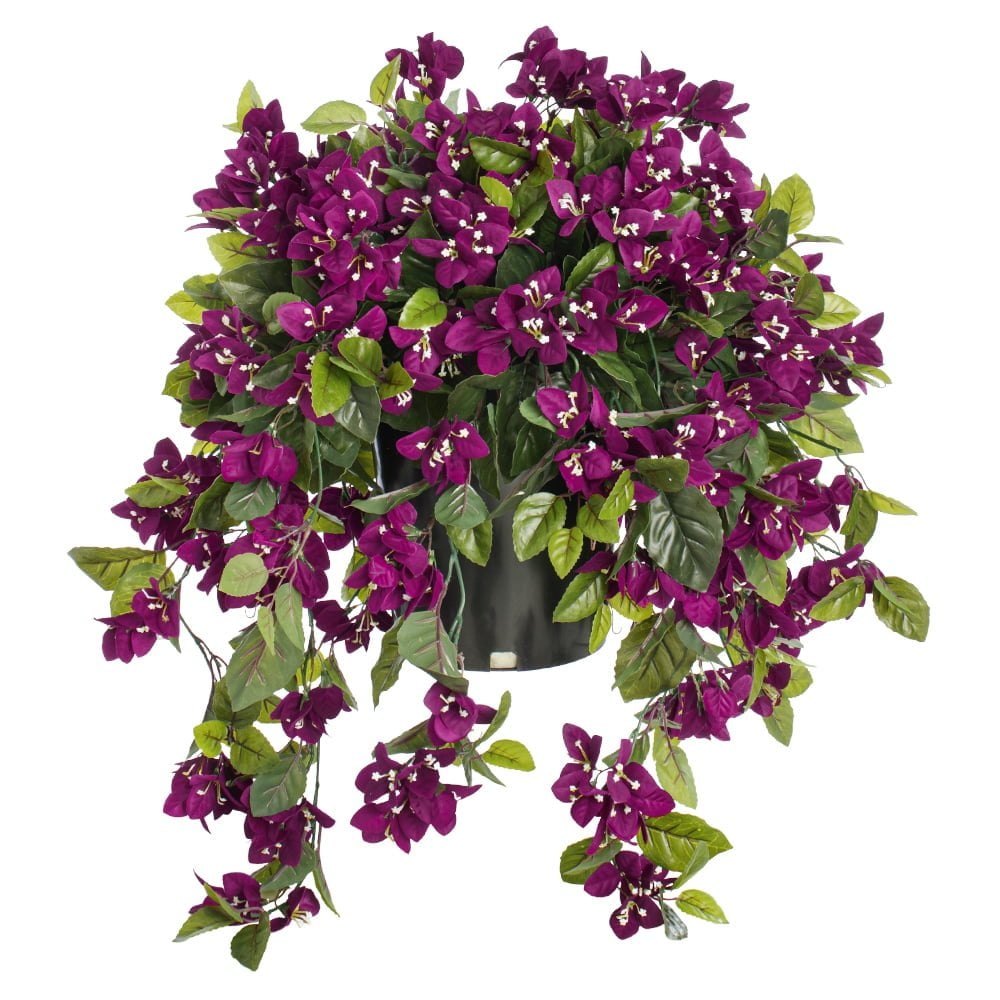 Potted purple bougainvillea, 28 x 20" - Décors Véronneau