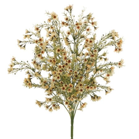 Bouquet de chamelaucium jaune artificiel, 19''