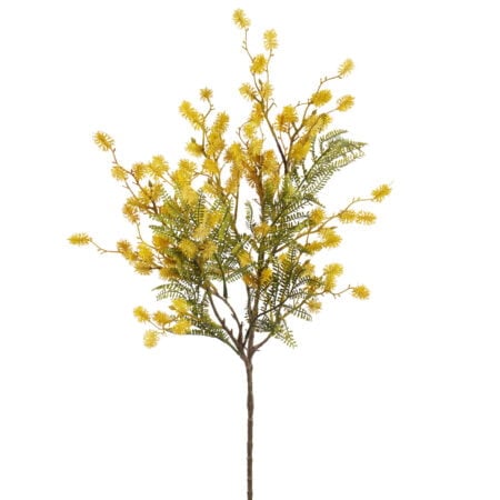 Bouquet de mimosa jaune artificiel, 28