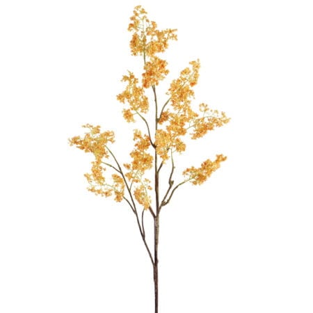 Artificial yellow-orange berry spray, 40