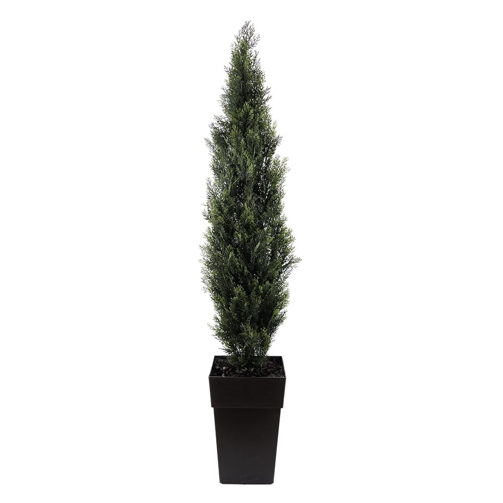 Artificial potted outdoor cedar, 68'' - Décors Véronneau