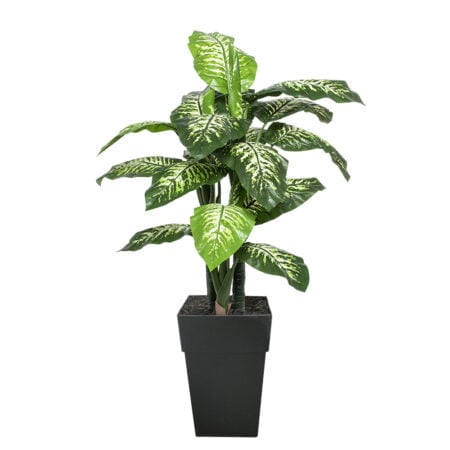 Dieffenbachia artificiel en pot extérieur, 53''