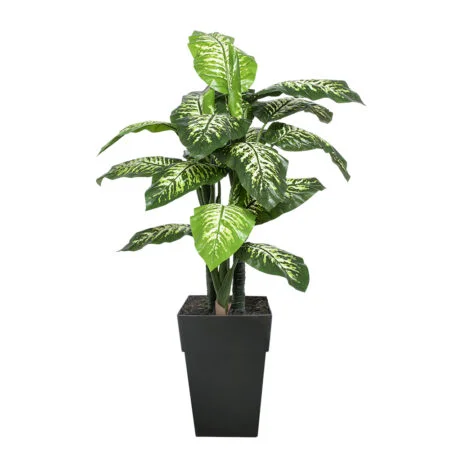 Dieffenbachia artificiel en pot extérieur, 53''