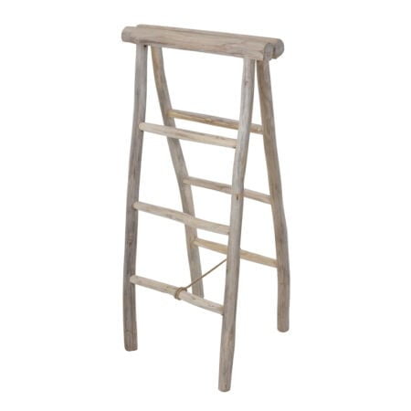 Decorative teak wood ladder, 39 x 19,5