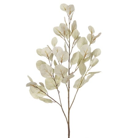 Artificial beige round leaf eucalyptus, 34