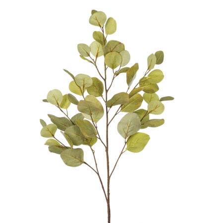 Artificial light green round leaf eucalyptus, 34